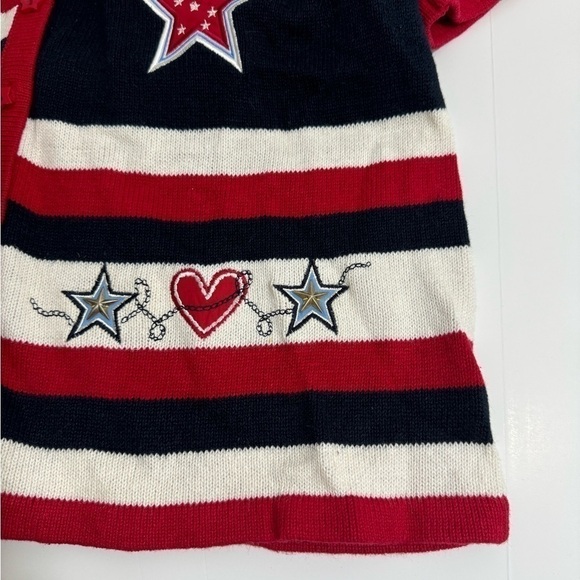 Knit & Pearl Knitted Americana Vintage Sweater - Picture 7 of 7